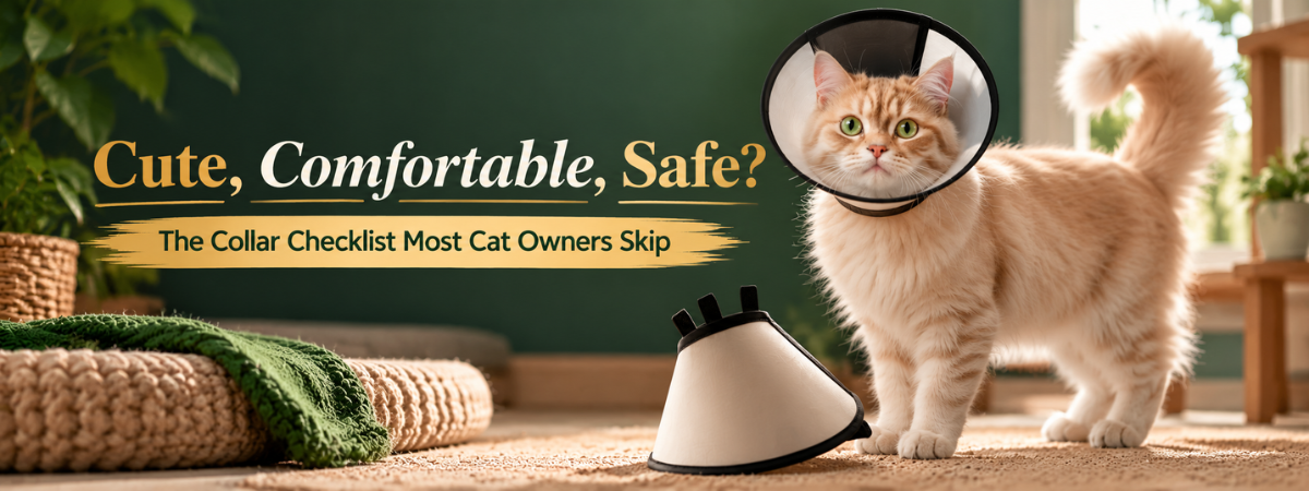 Cute, Comfortable, Safe? The Collar Checklist Most Cat Owners Skip