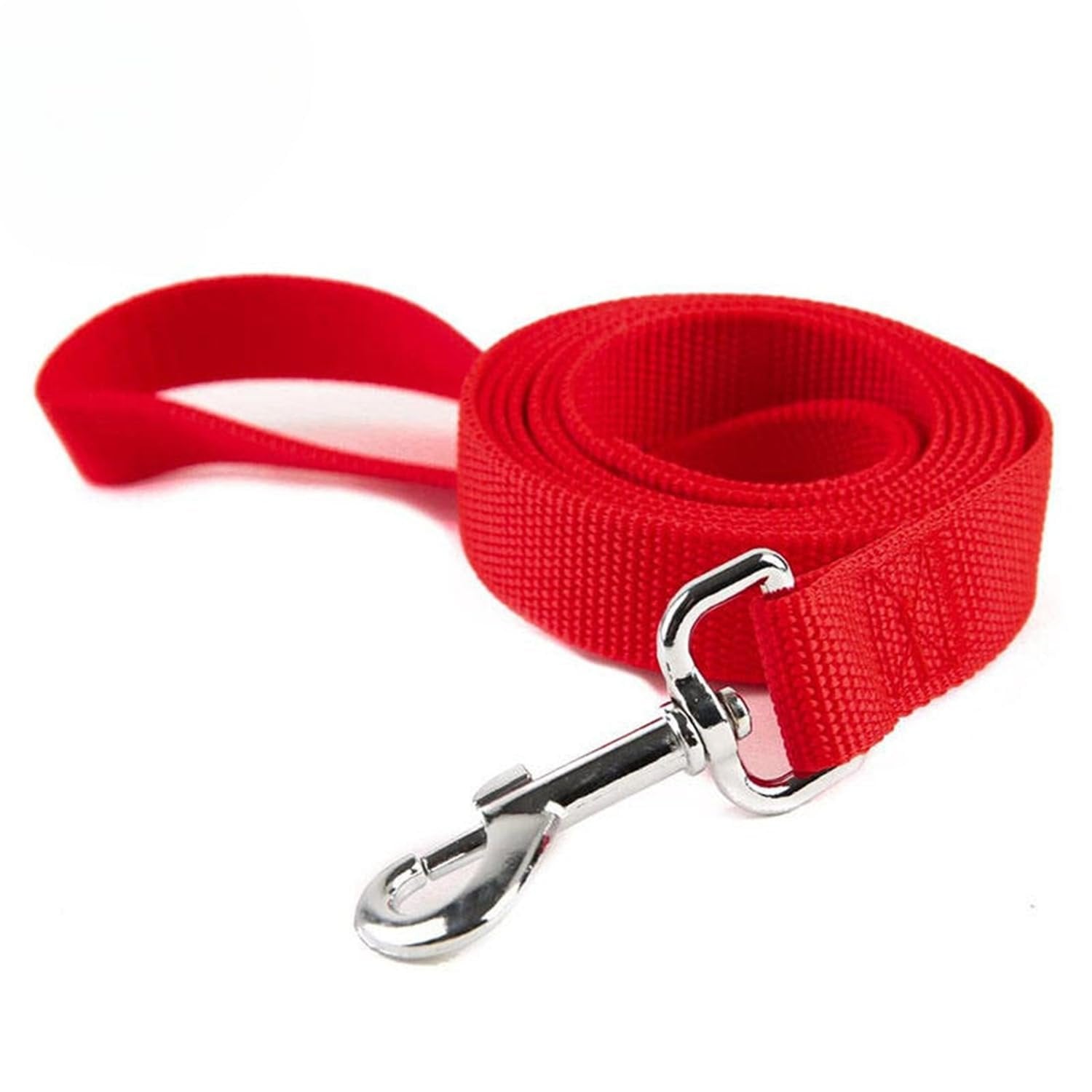 Pawington Adjustable Belt and Leash Set for Dogs (1 Inch) - Red