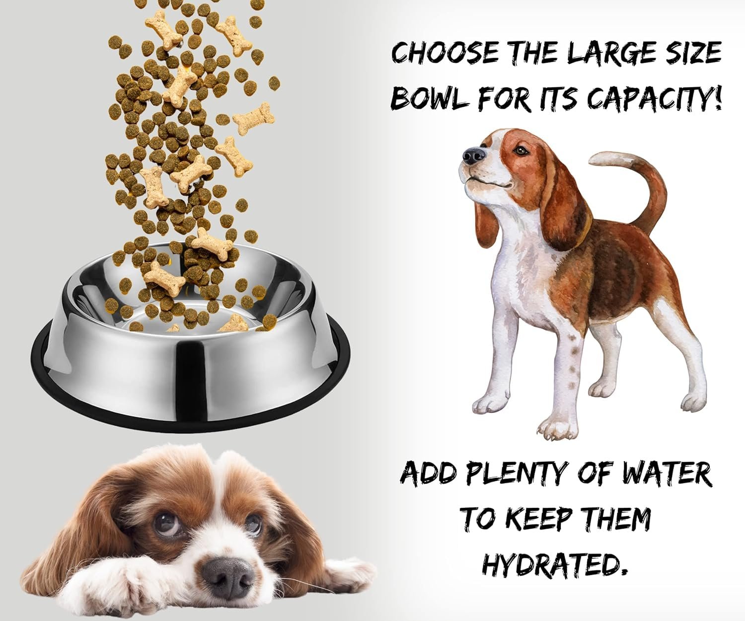 Pawington Stainless Steel Pet Feeding Bowl 200ml - Silver