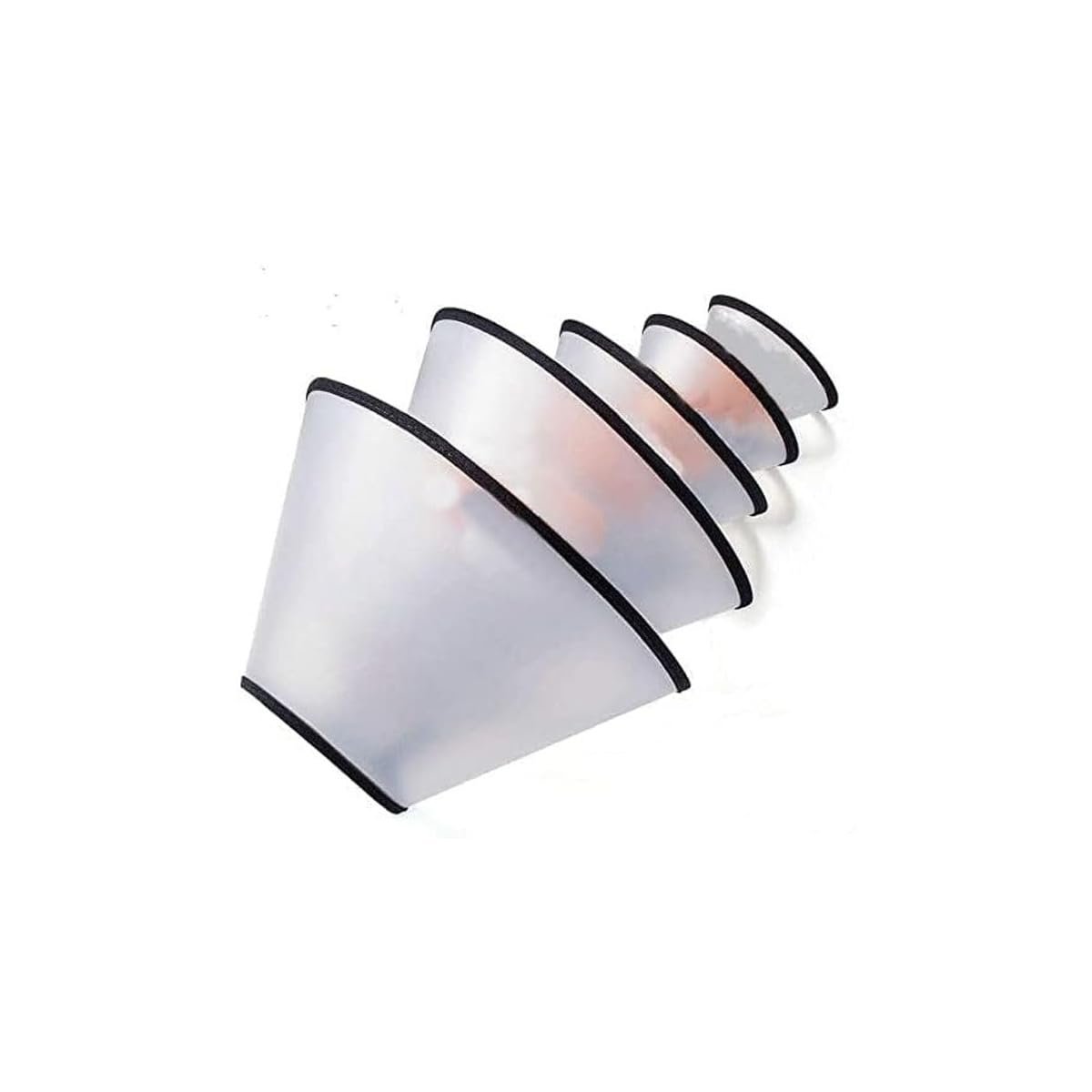 Pawington Soft Protective Pet Recovery Collar for Dogs & Cats - White